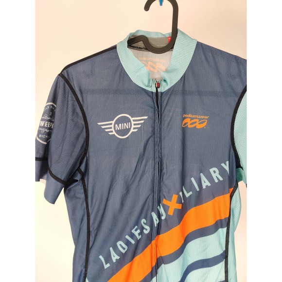 (V) Podium Wear Women cycling jersey sport sz L USA made Ladies Auxiliary - Picture 3 of 7